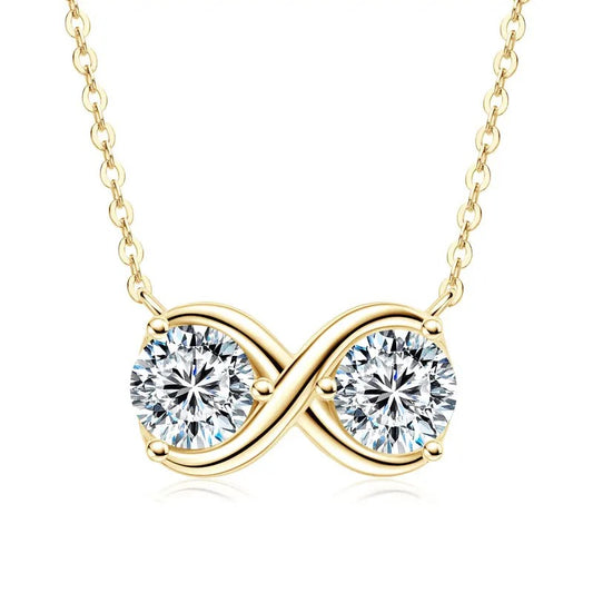 Sparkling Moissanite Pendant Necklace