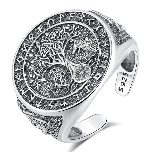 Viking Spirit Silver Ring