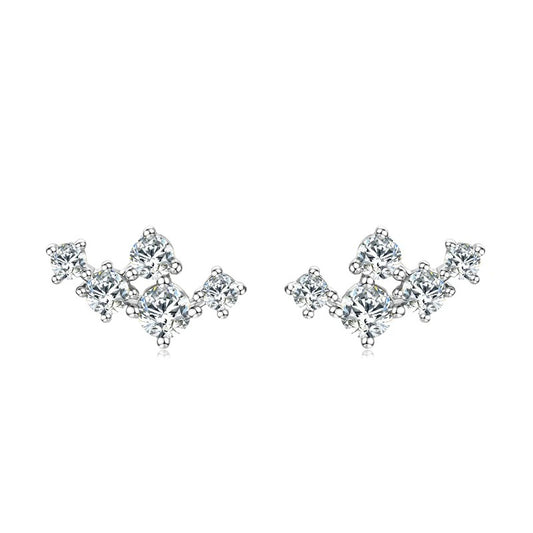 Dazzling Moissanite Stud Earrings