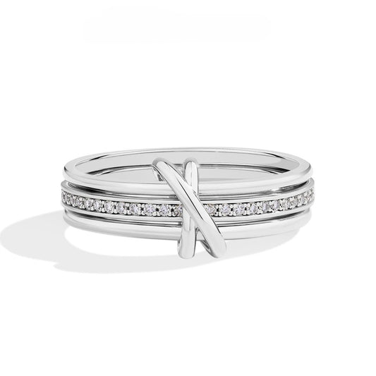 Elegant Moissanite Ring Set